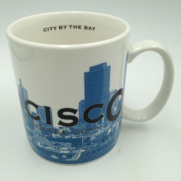Starbucks San Francisco Skyline Series One Large Mug Cup Barista 2002 - Picture 1 of 8